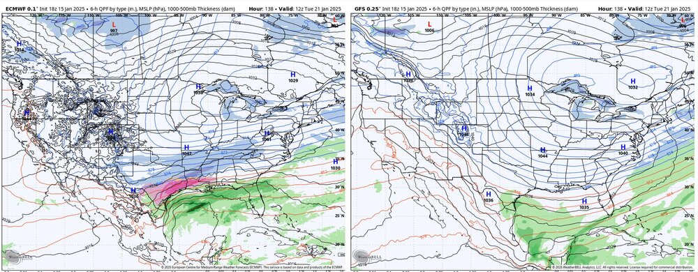 Snow Potential Jan 2024-01-22 GFS vs Euro.JPG